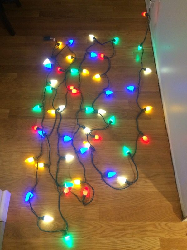 GE Energy Smart Colorite 50-Light LED Multi-Color C7 Christmas lights