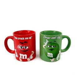2 m&m mugs nice