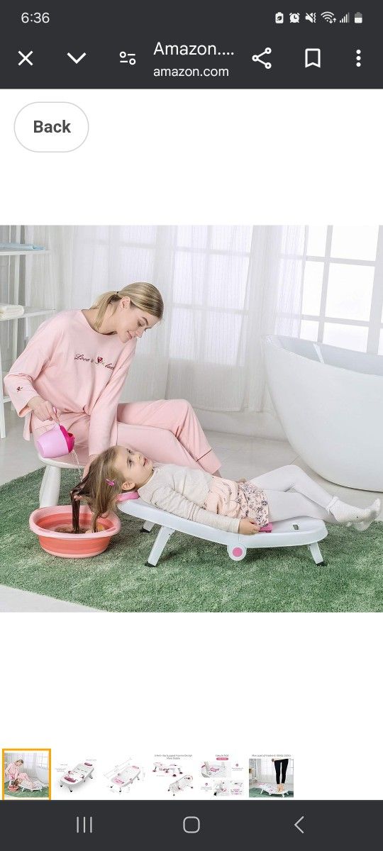 Kids Shampoo Chair, Adjustable
