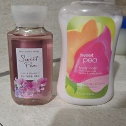 Sweetpea Body Lotion/shower Gel