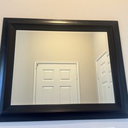 Black Framed Mirror