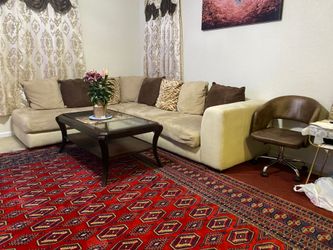 Couch and coffee table set