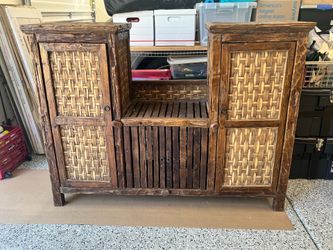 “Indonesian” storage cabinet or buffet