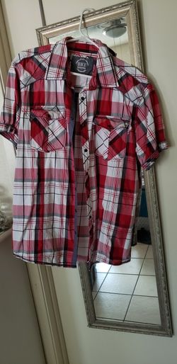 Plaid Standard Shirt  BKE (Valentine’s Day)