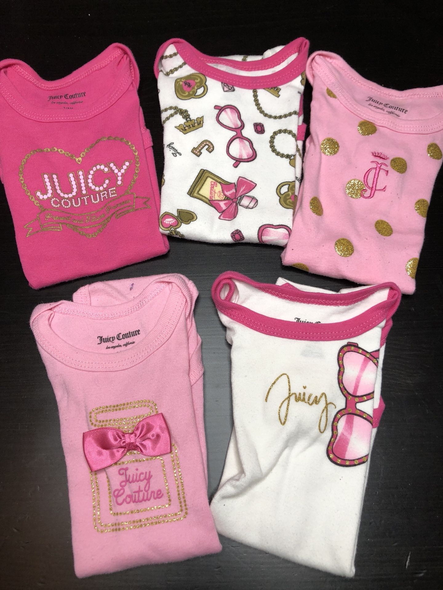 JUICY COUTURE baby Clothes. Size 3-6 Months - fashion clothes kids babies children - girly girls beauty pink