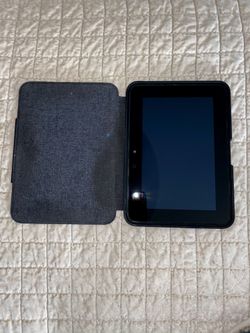 Amazon kindle fire tablet with case