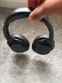 Sony WH-1000XM4 Wireless Headphones - Black & Gold (Excellent Condition)