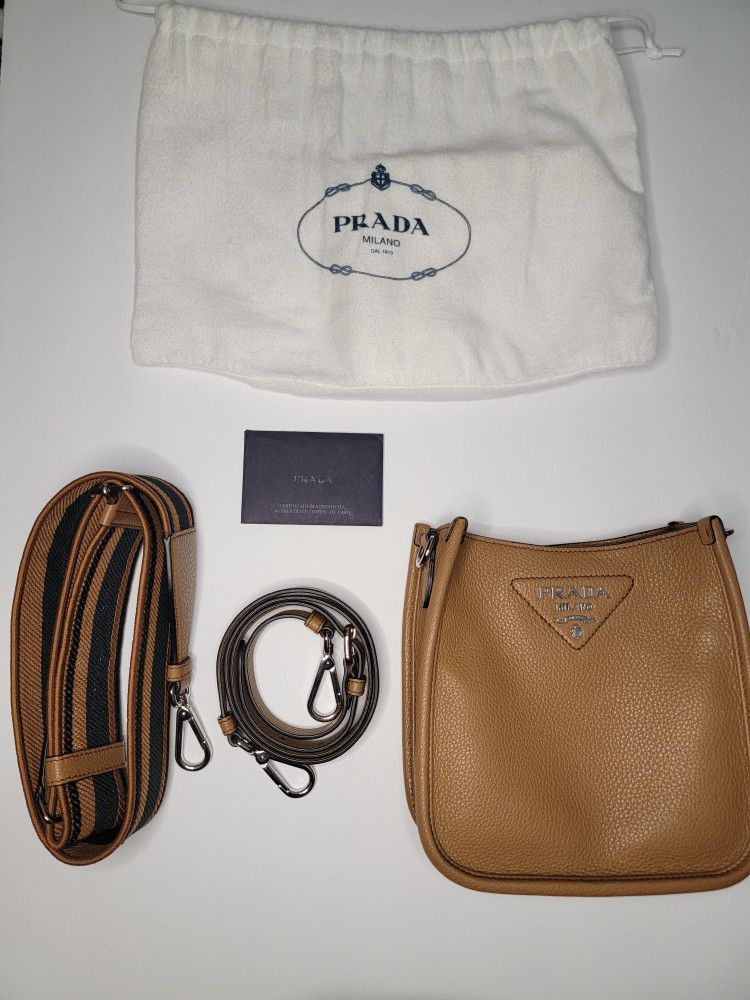 Prada Leather Mini Brown Bag for Sale in San Jose, CA - OfferUp