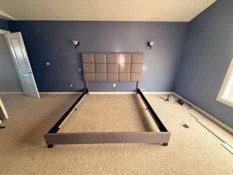 King Bed frame - Grey