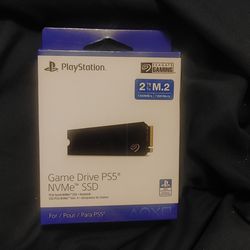 Seagate Gaming PlayStation 2TB Game Drive PS5 NVMe SSD PCIe Gen4 (FACTORY SEALED)