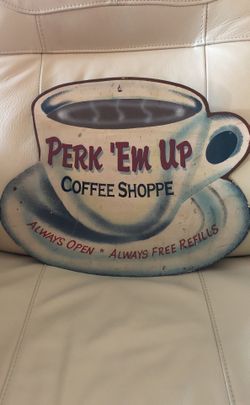 Vintage metal sign