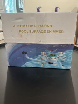 Pool Skimmer-Above Ground Pool Skimmer,Floating Pool Surface Skimmer,Pool Accessories-Clean Debris Basket, Automatic Floating,Compatible with Various