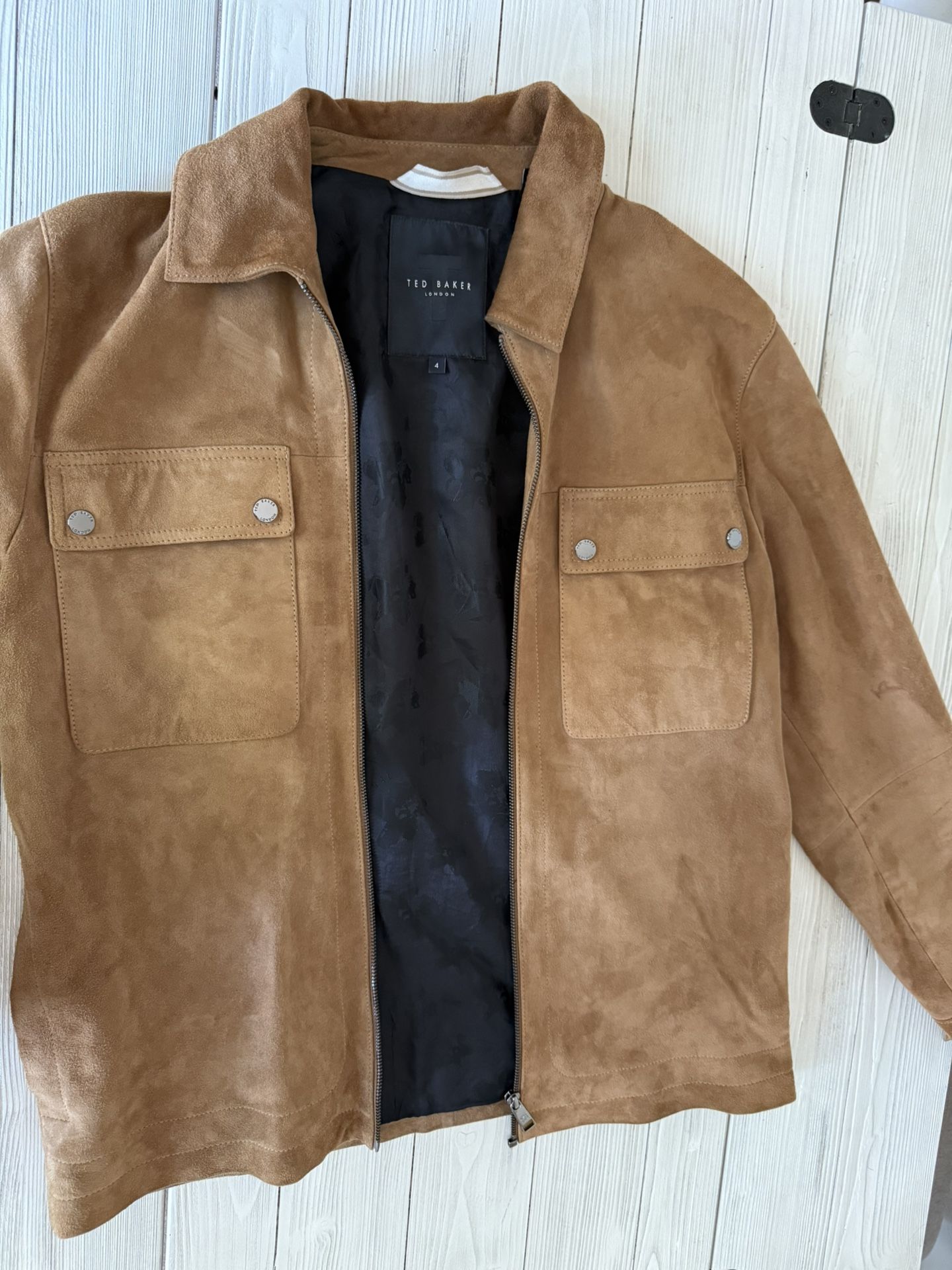 Ted Baker Tan Suede Jacket
