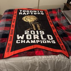 2019 Toronto Raptors Championship Flag