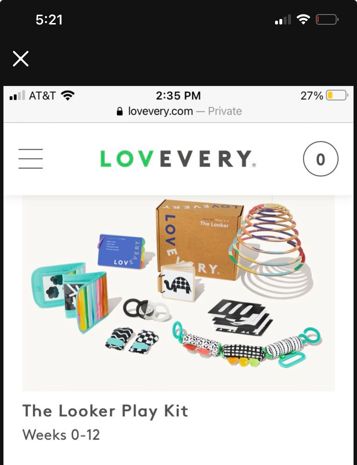 Lovevery Looker Play Kit