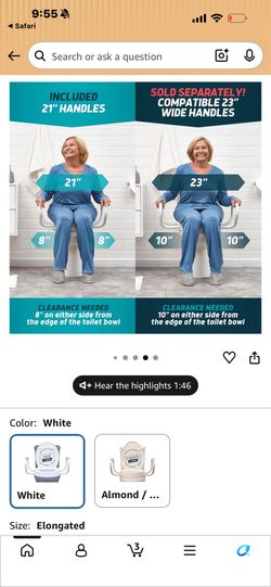 Toilet seat risers