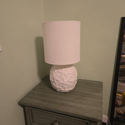 All White Starfish Lamp