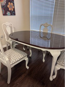 French style wood table