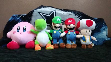 Super Mario Plushie Lot