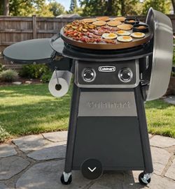 Cuisinart 2-Burner Round Outdoor Griddle