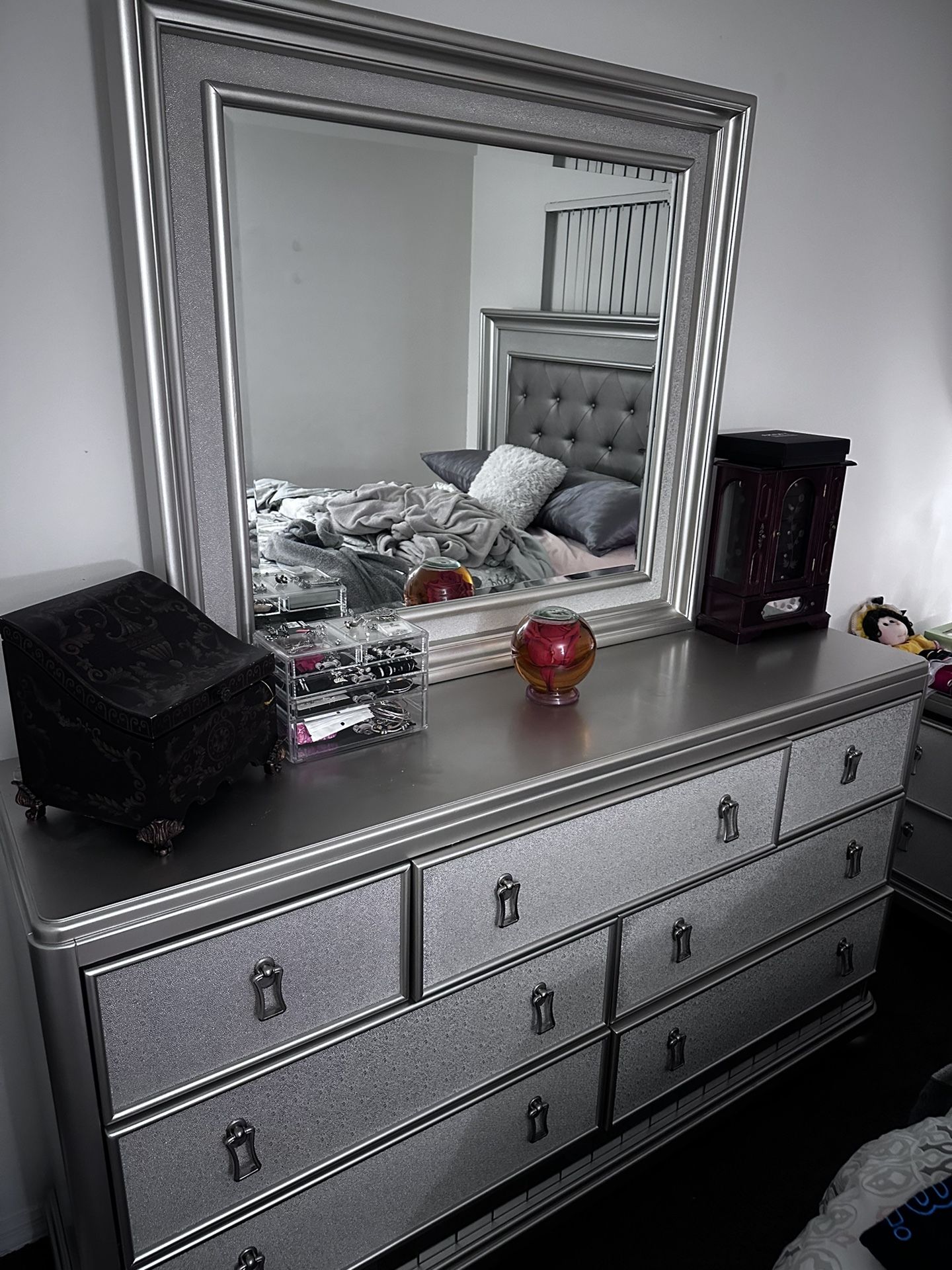 sofia vergara paris silver dresser Sofia Vergara Paris Silver Media Chest