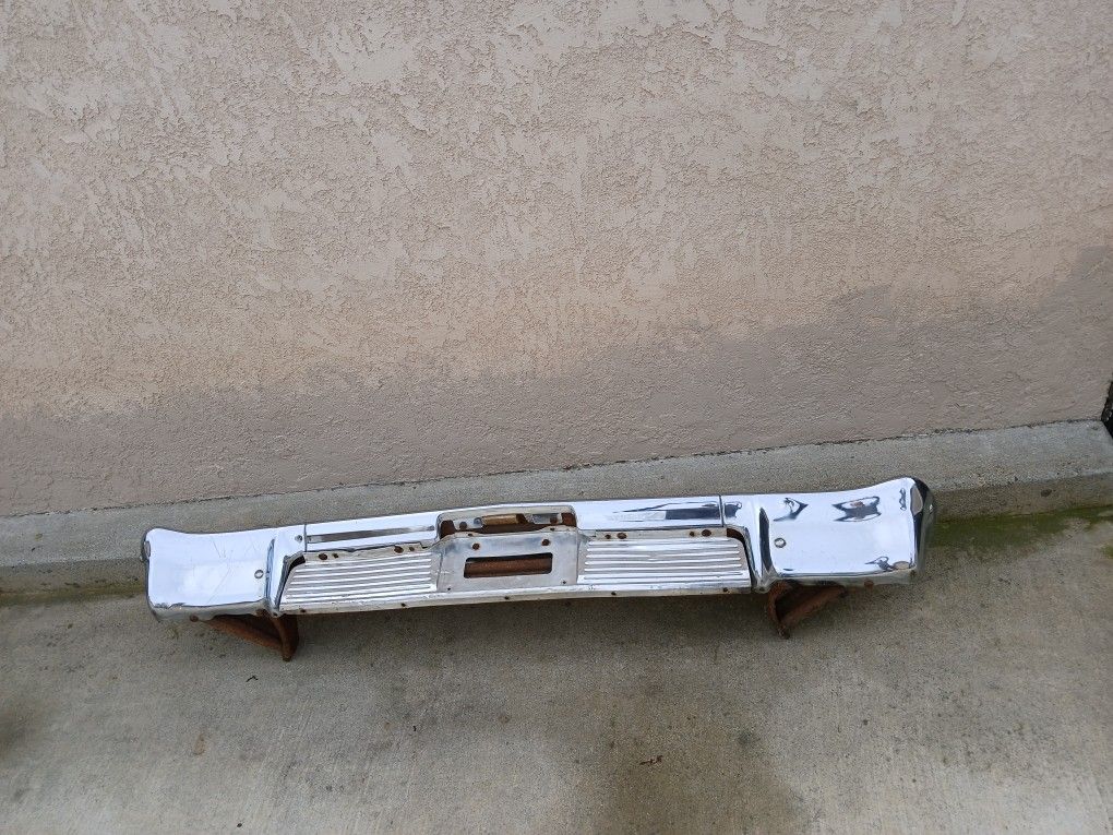 1963 Chevy Impala Rear Bumper with Brackets Original