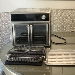 Kalorik MAXX 26 Quart Digital Air Fryer Oven Grill, Stainless Steel
