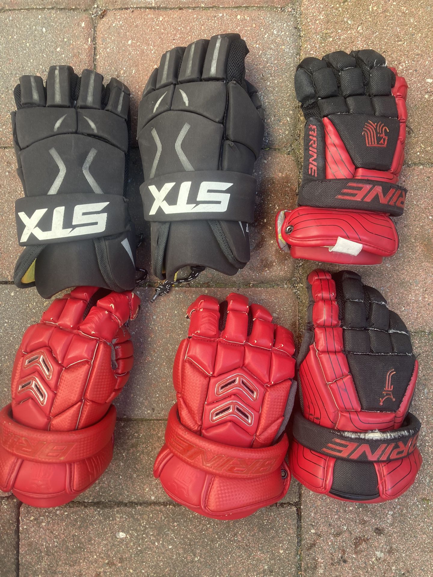 (3) Lacrosse Gloves 