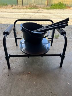 Portable bedside Commode Chair