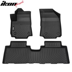 Fits 2018-2024 Equinox GMC Terrain 3D Floor Mats All Weather Heavy Duty TPE Carpet