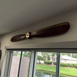 70 Inch Mahogany Airplane Propeller 