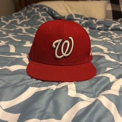 Washington Nationals Hat Fitted Size 7