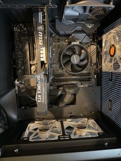 Gaming pc and monitor