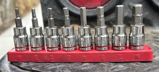 Hex Socket Set 3/8 Drive
