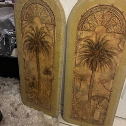 2 Palm Tree Hangings