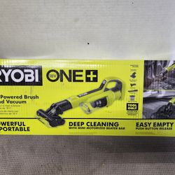Ryobi 18v  Cordless Powered Brush Hand Vacuum (TOOL ONLY)  Brand New (Price Is Firm)