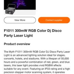 DJ laser light