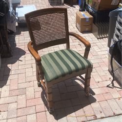 4 Rolling Chairs & Round Table OBO