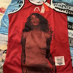 HGC Aaliyah jersey Red Black White 