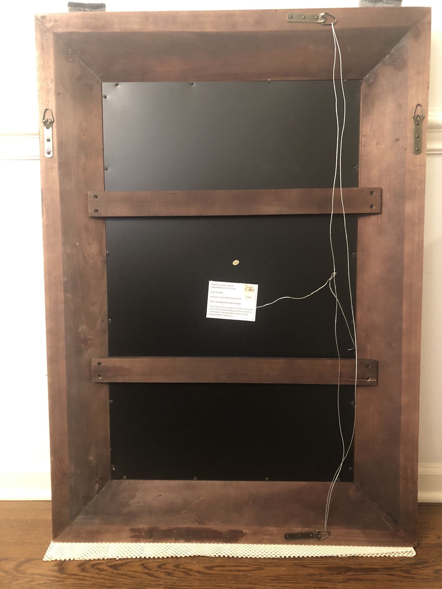 PB Pottery Barn 30x42 Solano Wall Mirror (hangs vertically or horizontally)