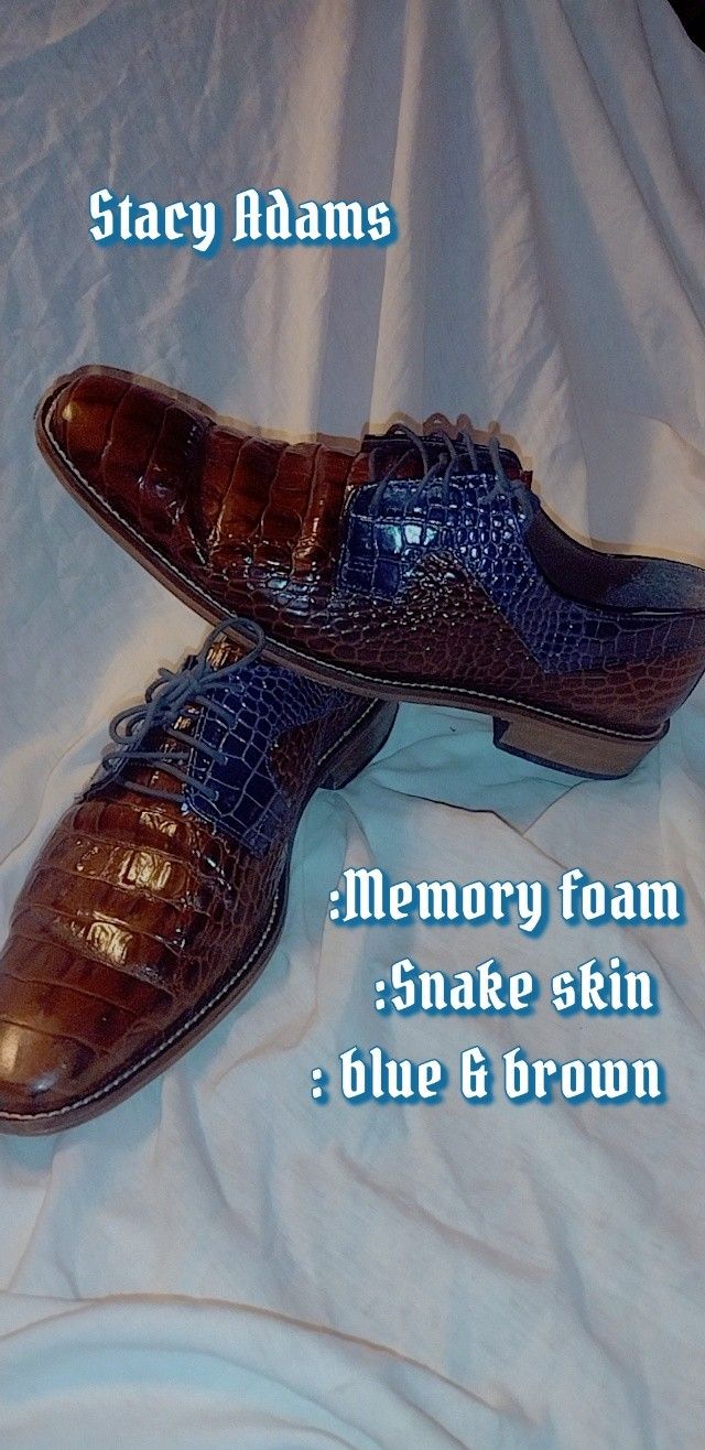 Stacy Adams Snake Skin Men's Dress Shoes
