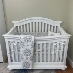 White Baby Crib