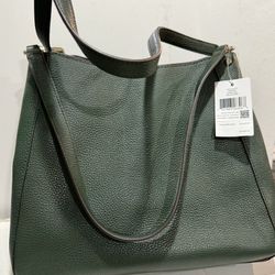 Kate Spade Handbag.  Pebbled Leather.  Deep Evergreen.  
