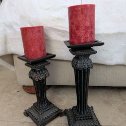 Candle, vase, plant $30 each