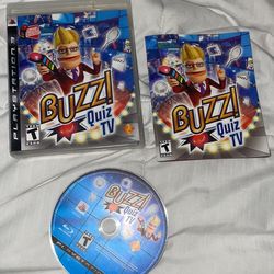 BUZZ Quiz TV PS3 Disc