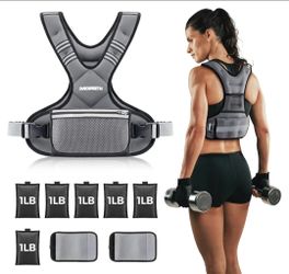 Adjustable Weight Vest / 11-/ LBS X-Shape Weighted Vest for Women and Men, Home Workout
