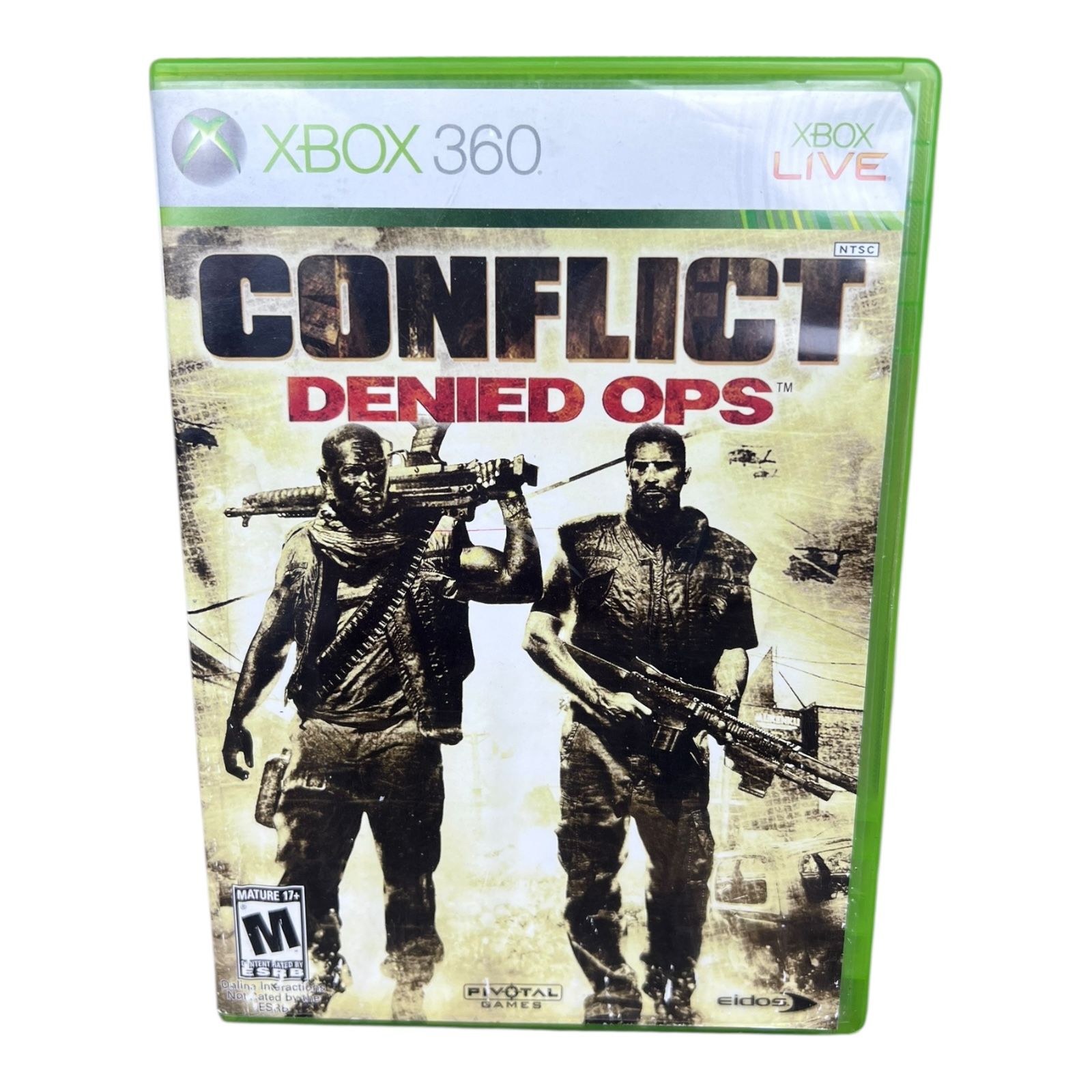 Conflict: Denied Ops (Microsoft Xbox 360, 2008) With Manual