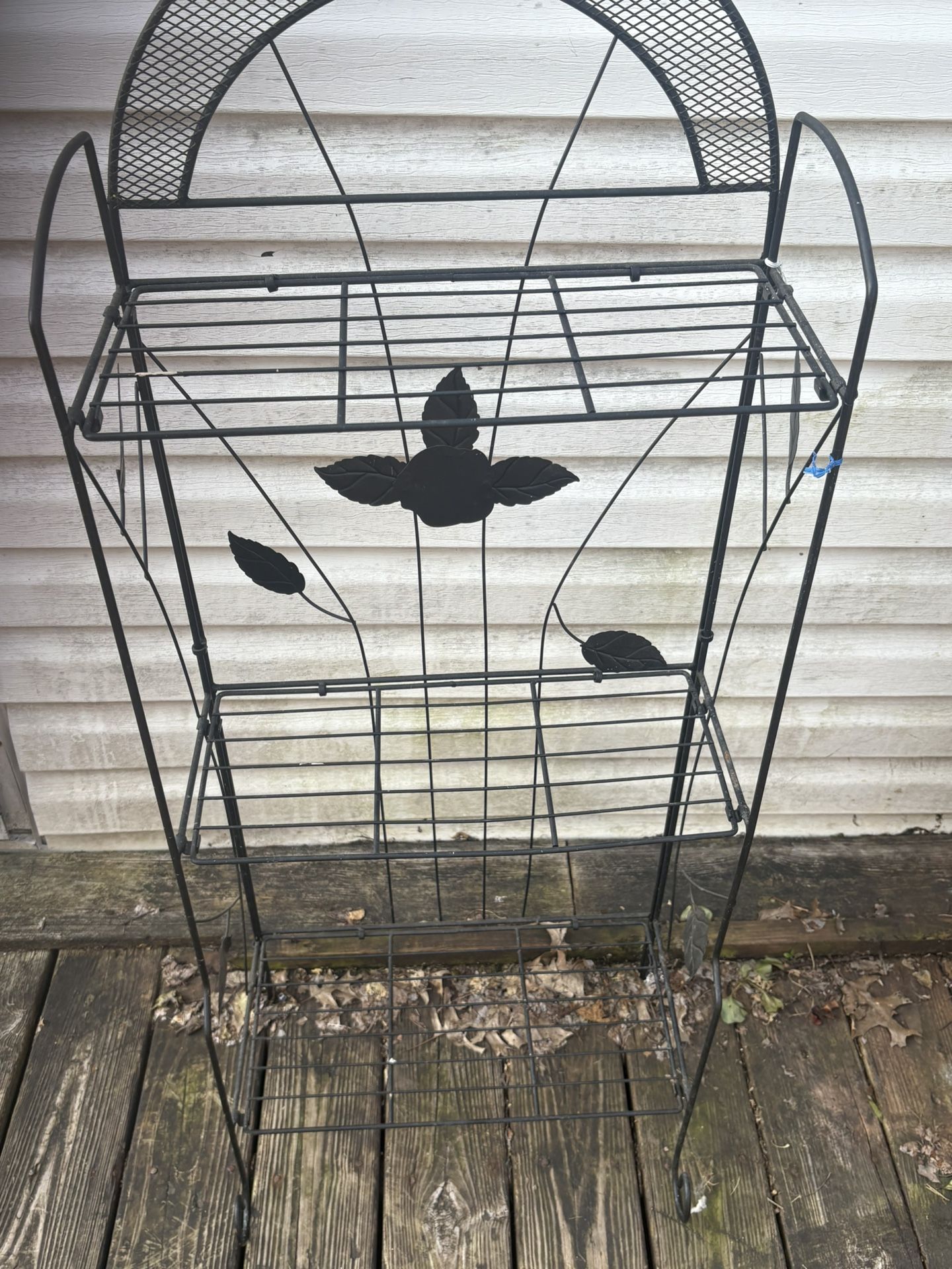 3 Tier Metal Flower Rack