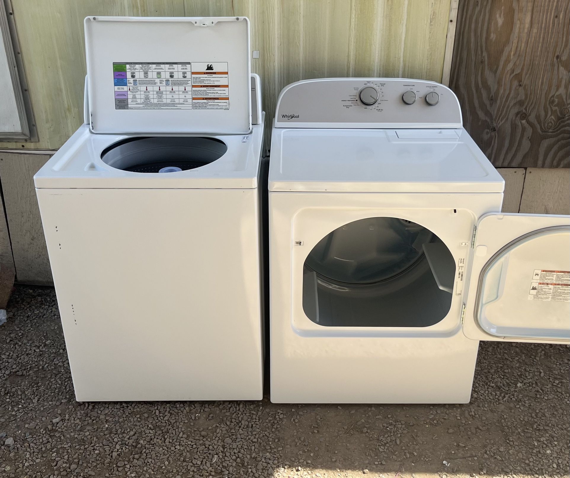 Washer And Dryer Electric Set 