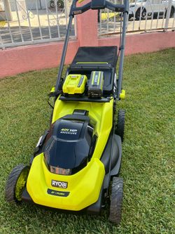 RYOBI
40V HP Brushless 20 in. Cordless Battery Walk Behind Push Lawn Mower with 6.0 Ah Battery and Charger